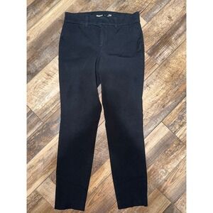 Old Navy Pixie High Rise Pants Womens‎ Black Size 2 Slim Fit Crop Cropped